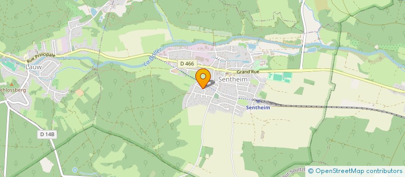 localisation de l'entreprise MONSIEUR SEBASTIEN MENY  SENTHEIM