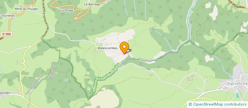 localisation de l'entreprise MONSIEUR SEBASTIEN MERCADIER  SAINT GENIEZ D'OLT ET D'AUBRAC