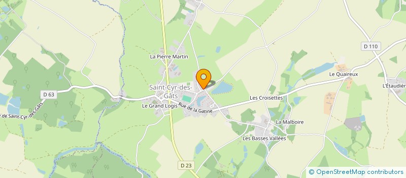 localisation de l'entreprise MONSIEUR SEBASTIEN MERCIER  SAINT-CYR-DES-GATS