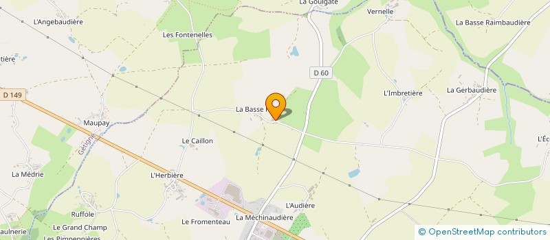 localisation de l'entreprise MONSIEUR SEBASTIEN MERIEAU à BOUSSAY