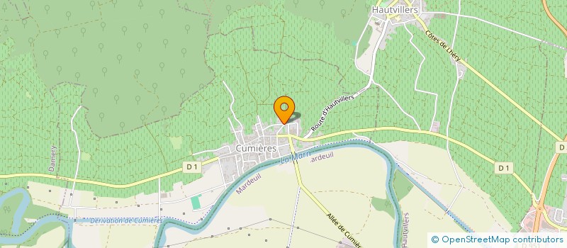 localisation de l'entreprise MONSIEUR SEBASTIEN MERIGOT  CUMIERES