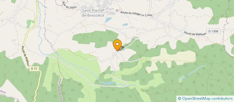 localisation de l'entreprise MONSIEUR SEBASTIEN MERLIN  SAINT-PIERRE-DE-BRESSIEUX