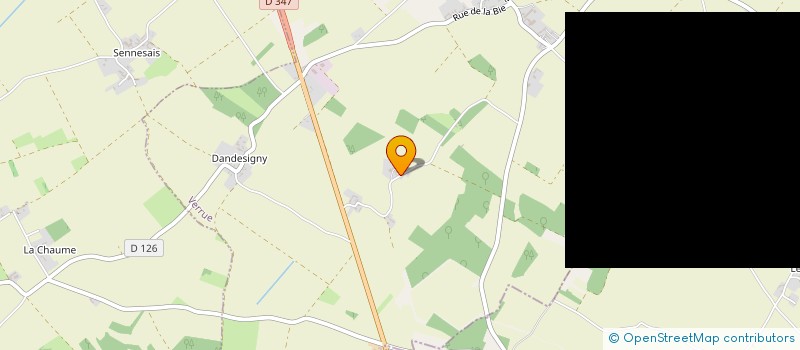 localisation de l'entreprise MONSIEUR SEBASTIEN MERON  VERRUE