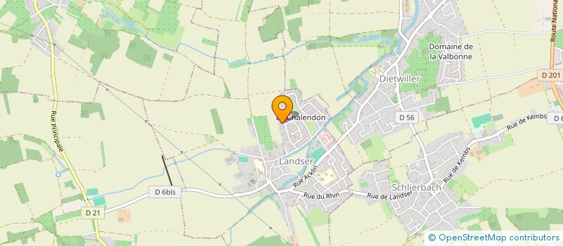 localisation de l'entreprise MONSIEUR SEBASTIEN MERTZWEILLER  LANDSER