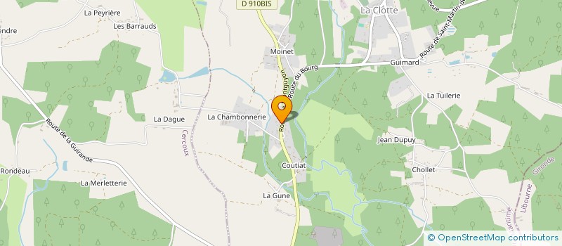 localisation de l'entreprise MONSIEUR SEBASTIEN MESCHIN à LA CLOTTE