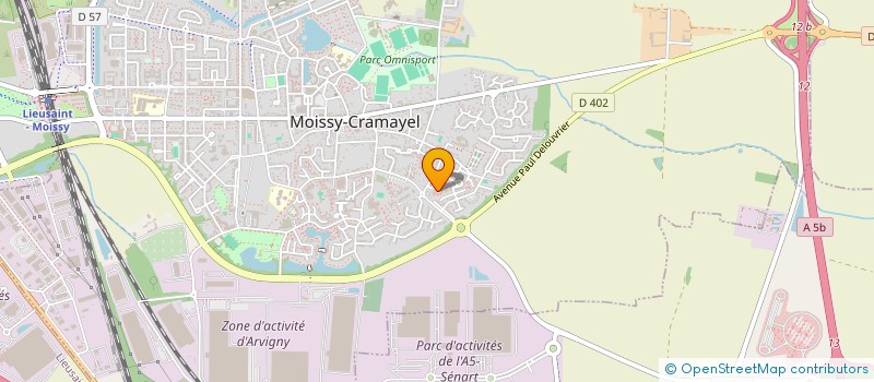 localisation de l'entreprise MONSIEUR SEBASTIEN METAY à MOISSY-CRAMAYEL