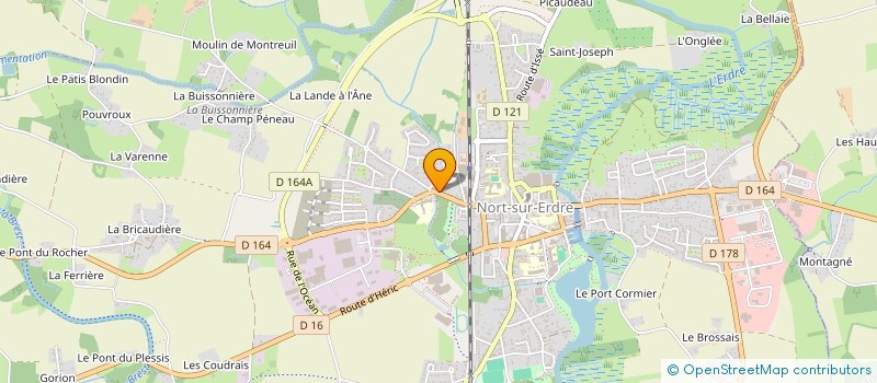 localisation de l'entreprise MONSIEUR SEBASTIEN METAYER à NORT-SUR-ERDRE