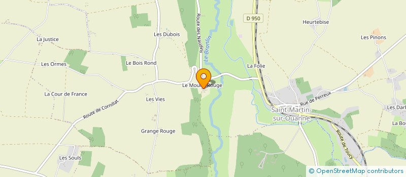 localisation de l'entreprise MONSIEUR SEBASTIEN METOYER à CHARNY OREE DE PUISAYE