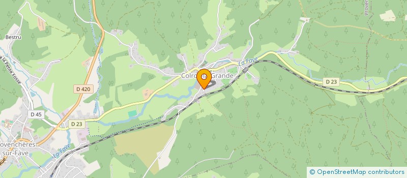 localisation de l'entreprise MONSIEUR SEBASTIEN METZ  PROVENCHERES-ET-COLROY