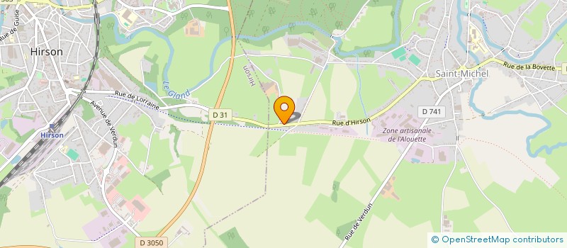 localisation de l'entreprise MONSIEUR SEBASTIEN MEUNIER  SAINT-MICHEL