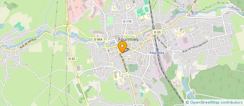 localisation de l'entreprise MONSIEUR SEBASTIEN MEURANT à FOURMIES
