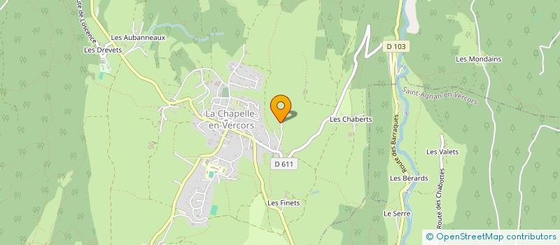 localisation de l'entreprise MONSIEUR SEBASTIEN MEURANT à LA CHAPELLE-EN-VERCORS
