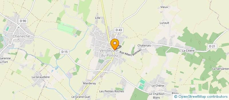 localisation de l'entreprise MONSIEUR SEBASTIEN MEZINO  SAINT-MARTIN-LA-PALLU