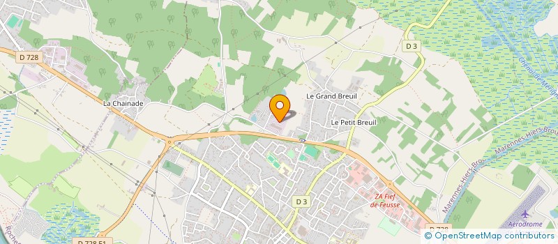 localisation de l'entreprise MONSIEUR SEBASTIEN MICHAUD  MARENNES-HIERS-BROUAGE