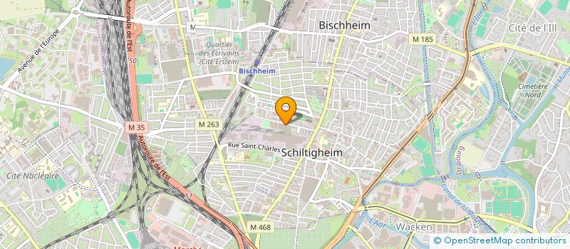 localisation de l'entreprise MONSIEUR SEBASTIEN MICHAUD  SCHILTIGHEIM