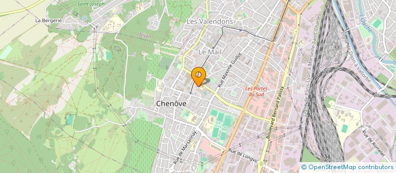 localisation de l'entreprise MONSIEUR SEBASTIEN MICHEA  CHENOVE