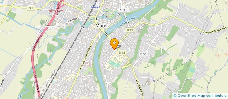 localisation de l'entreprise MONSIEUR SEBASTIEN MICHEL  MURET