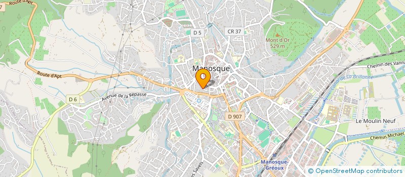 localisation de l'entreprise MONSIEUR SEBASTIEN MICHEL à MANOSQUE