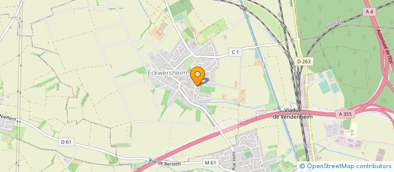 localisation de l'entreprise MONSIEUR SEBASTIEN MICHEL  ECKWERSHEIM