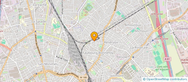 localisation de l'entreprise MONSIEUR SEBASTIEN MICHEL à TOULOUSE
