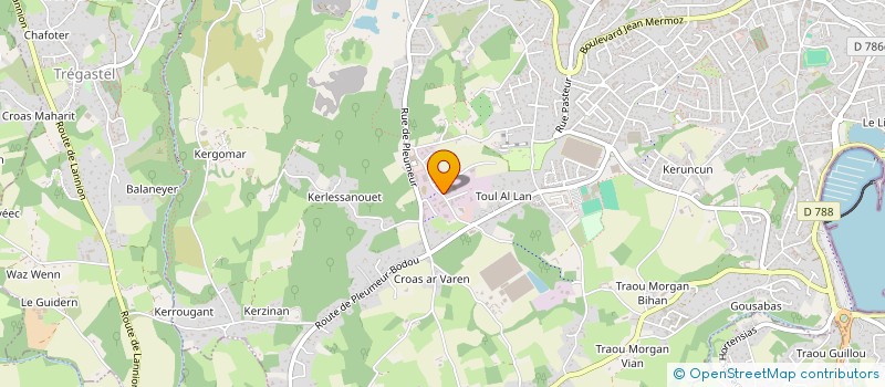 localisation de l'entreprise MONSIEUR SEBASTIEN MICHELET  LOUANNEC