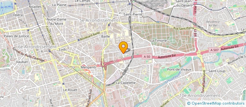 localisation de l'entreprise MONSIEUR SEBASTIEN MICHELET à MARSEILLE