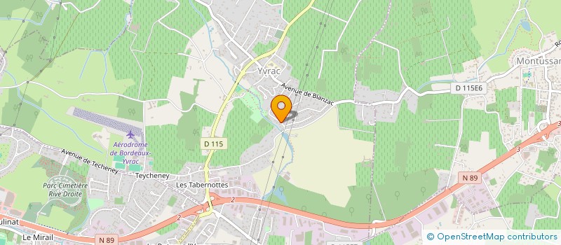 localisation de l'entreprise MONSIEUR SEBASTIEN MICHON  YVRAC