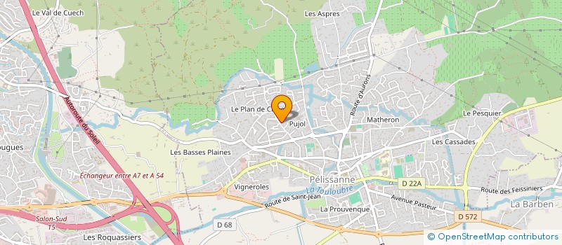 localisation de l'entreprise MONSIEUR SEBASTIEN MIDELET  PELISSANNE