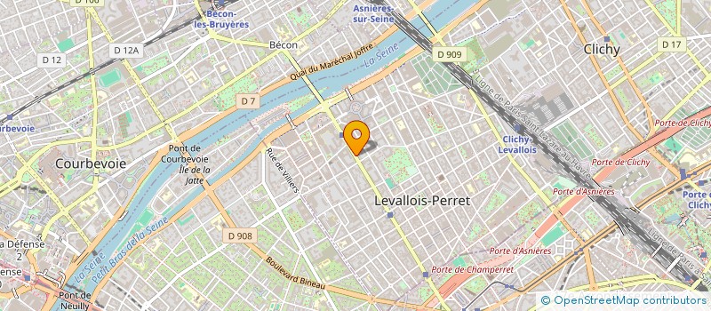localisation de l'entreprise MONSIEUR SEBASTIEN MILCZAREK à LEVALLOIS-PERRET