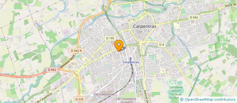 localisation de l'entreprise MONSIEUR SEBASTIEN MILESI à CARPENTRAS