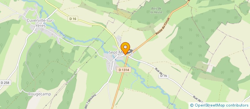 localisation de l'entreprise MONSIEUR SEBASTIEN MILLE  SEPT-MEULES