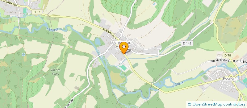 localisation de l'entreprise MONSIEUR SEBASTIEN MILLEY  LOCHES-SUR-OURCE