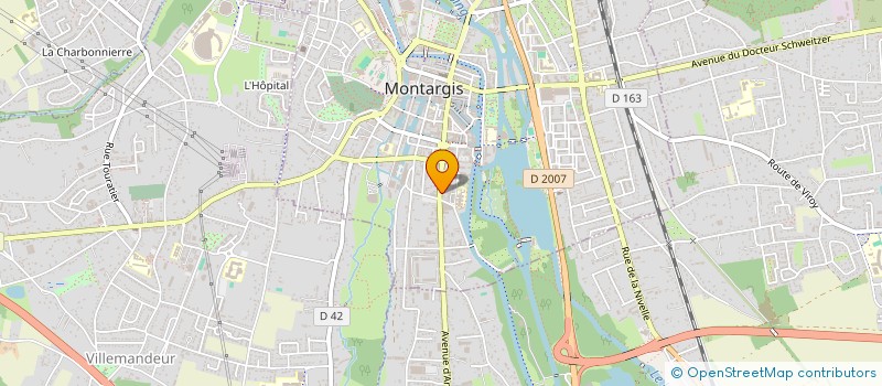 localisation de l'entreprise MONSIEUR SEBASTIEN MILOT à MONTARGIS