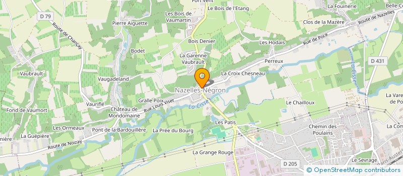 localisation de l'entreprise MONSIEUR SEBASTIEN MINARD à NAZELLES-NEGRON