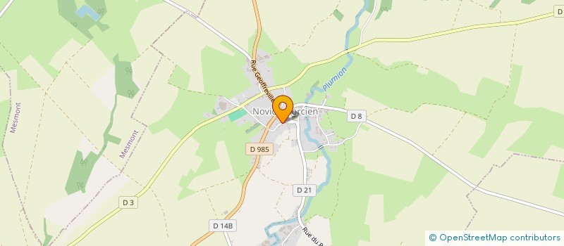 localisation de l'entreprise MONSIEUR SEBASTIEN MINET  NOVION-PORCIEN