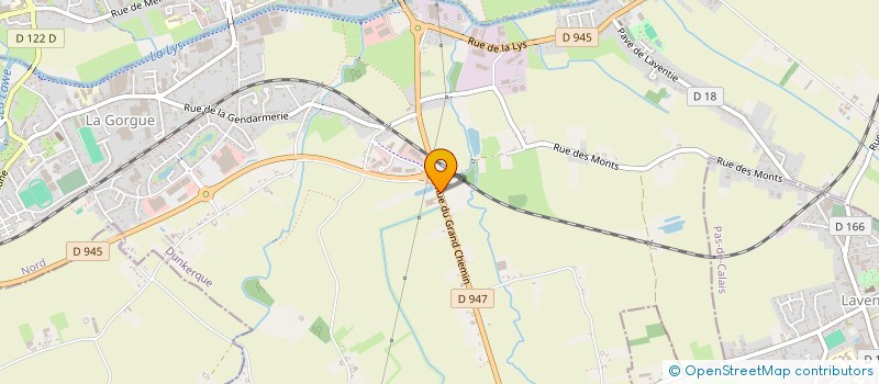 localisation de l'entreprise MONSIEUR SEBASTIEN MINON  LA GORGUE