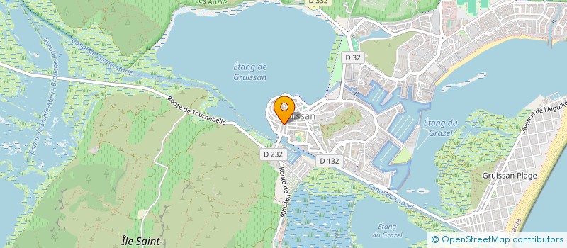 localisation de l'entreprise MONSIEUR SEBASTIEN MIQUEL  GRUISSAN