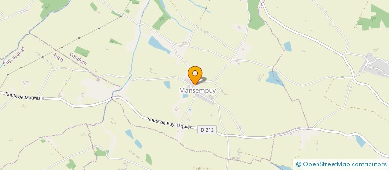 localisation de l'entreprise MONSIEUR SEBASTIEN MIQUEL  AUGNAX