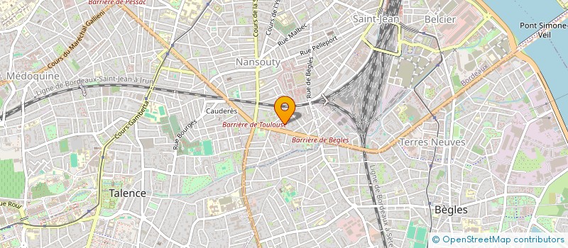 localisation de l'entreprise MONSIEUR SEBASTIEN MIRAC à BORDEAUX