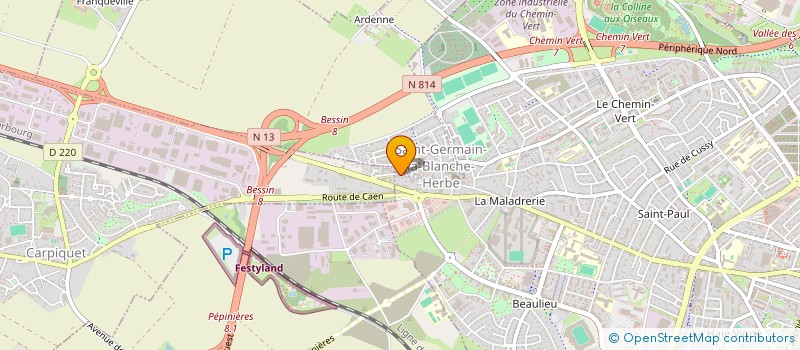 localisation de l'entreprise MONSIEUR SEBASTIEN MITTIG à CAEN