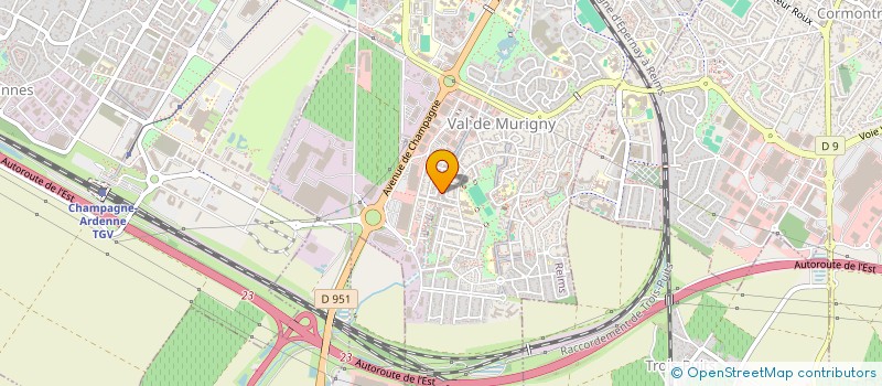 localisation de l'entreprise MONSIEUR SEBASTIEN MODAINE  REIMS