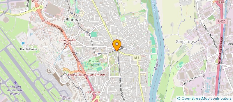 localisation de l'entreprise MONSIEUR SEBASTIEN MOHL  BLAGNAC