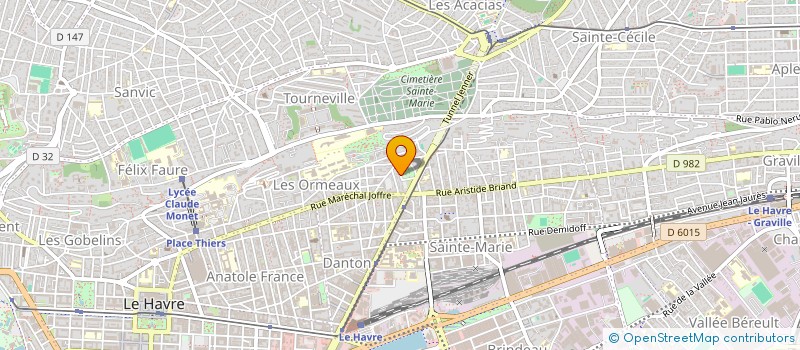 localisation de l'entreprise MONSIEUR SEBASTIEN MOIGNET  LE HAVRE