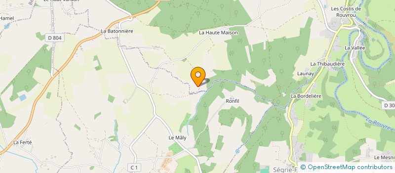 localisation de l'entreprise MONSIEUR SEBASTIEN MOIGNET à MENIL-HUBERT-SUR-ORNE