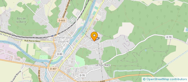 localisation de l'entreprise MONSIEUR SEBASTIEN MOIGNOT à LA FERTE-SOUS-JOUARRE