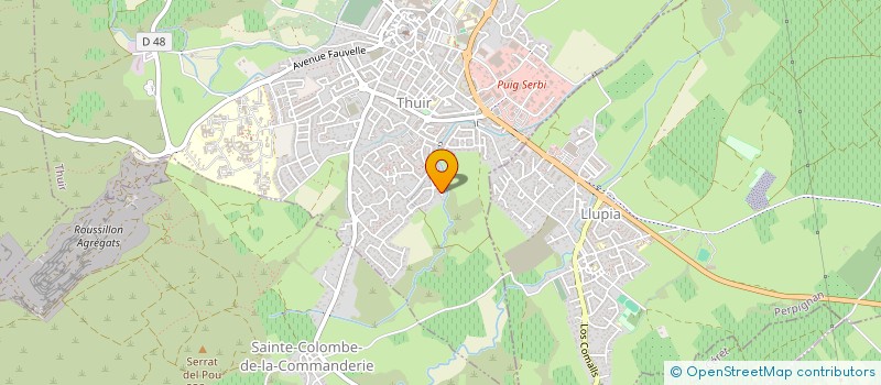 localisation de l'entreprise MONSIEUR SEBASTIEN MOINE  THUIR