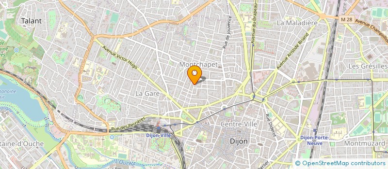 localisation de l'entreprise MONSIEUR SEBASTIEN MOINE  DIJON