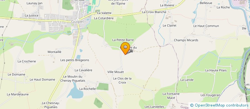 localisation de l'entreprise MONSIEUR SEBASTIEN MOINET  GUIPEL