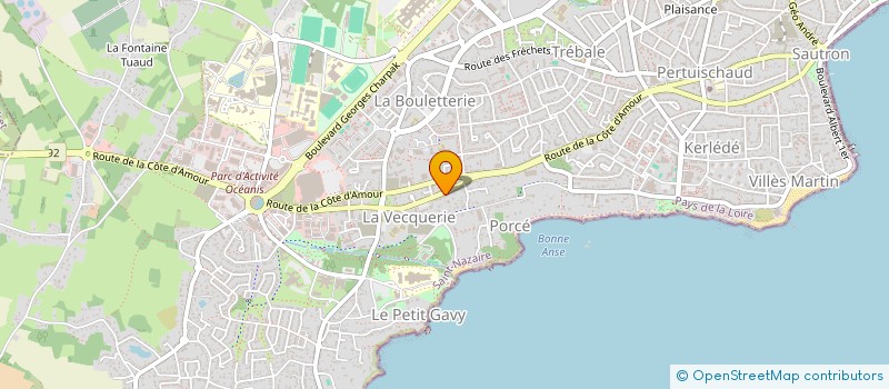 localisation de l'entreprise MONSIEUR SEBASTIEN MOISAN  SAINT-NAZAIRE