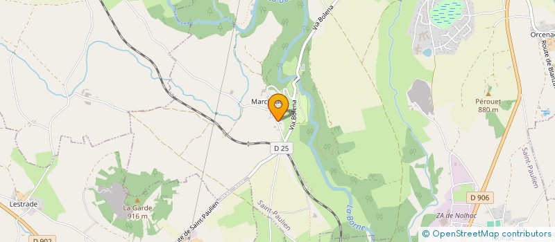 localisation de l'entreprise MONSIEUR SEBASTIEN MOLHERAT  SAINT-PAULIEN